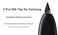 EXTFOA Black 10 Pack 2 Tools Hard Tip S Pen Replacement Nibs for Samsung Galaxy Tab S9S8S7S6 Durable WearResistant Nibs with PaperLike Feel Precise Control Easy Installation Kit Black