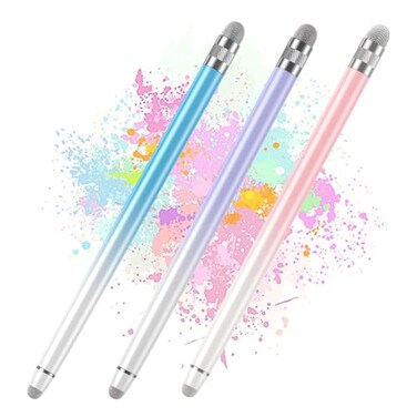 Bopomofo 3PCS Stylus Pens for Touch ScreensStylus Pen for iPhoneiPadTablet AndroidMicrosoftSurfaceCompatible with Touch ScreensPurplePinkBlue