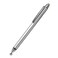 BoxWave Stylus Pen Compatible with Skylight Calendar 15 inch DualTip Capacitive Stylus Fiber Tip Disc Tip Capacitive Stylus Pen Metallic Silver