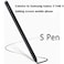 CaoXiong Galaxy Z Fold 435 S Pen Fold Edition for Samsung Galaxy Z Fold 345EJPF946BBEGUSwith Replacement TipsNibsCard Pin Black