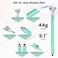 Honiha Stylus Pen Big Diamond MultiTips Stylus Pens for Touch Screens Capacitive Stylus Universal Stylist Pen for for iPad iPhone and All Other Tablets Cell PhonesGreen