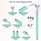 Honiha Stylus Pen Big Diamond MultiTips Stylus Pens for Touch Screens Capacitive Stylus Universal Stylist Pen for for iPad iPhone and All Other Tablets Cell PhonesGreen