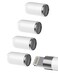 HOYULLI Pencil Cap4 Pack Top Magnetic Adapter 1st Generation Caps Accessories First Gen Stylus Pen Replacement Accessory Compatible for IPad 6 7 8 9 10th129 Inch IPad Pro 1 10th 105 Inch