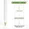 ZALU hwojjha Silicone Nibs Cover Writing Protection for iPad Pencil Compatible with Apple Pencil Tips 2nd Gen Black