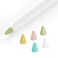 ZALU hwojjha Silicone Nibs Cover Writing Protection for iPad Pencil Compatible with Apple Pencil Tips 2nd Gen Black