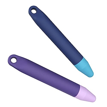 AWINNER KidFriendly Pens for Touch Screens 2 Pack of Purple and Blue Stylus Pens Compatible with Kindle iPad iPhone
