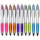 MiSiBao Stylus Pens for Touch Screens Medium Point Pens with Crystals for Women and Kids Black Ink Pen with Stylus Ballpoint Pens with Comfort Grip for the Ipad10 Count4 Refills