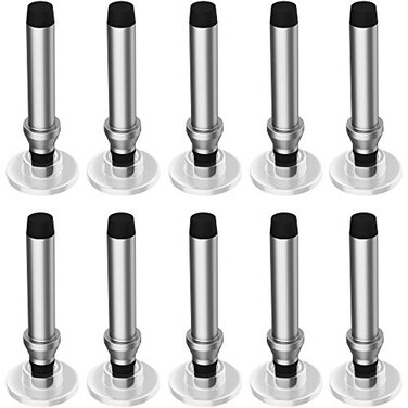D & Replacement Disc Tips High Precision Fine Point Round Disk for 2 in 1 Series Stylus Pen Clear 10 Pack