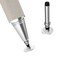 D & Replacement Disc Tips High Precision Fine Point Round Disk for 2 in 1 Series Stylus Pen Clear 4 Pack