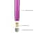 CCIVV Replacement Mesh Fiber Tips for Slim Waist Stylus Pen 025inch Fiber Tip Series Pack of 12