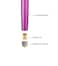 CCIVV Replacement Mesh Fiber Tips for Slim Waist Stylus Pen 025inch Fiber Tip Series Pack of 12
