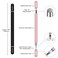 STYLUSHOME Stylus for iPad 2 Pcs StylusHome Magnetic Disc Universal Stylus Pens Touch Screens for AppleiPhoneIpad proMiniAirAndroidMicrosoftSurface All Capacitive Touch Screens BlackRose Gold