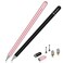 STYLUSHOME Stylus for iPad 2 Pcs StylusHome Magnetic Disc Universal Stylus Pens Touch Screens for AppleiPhoneIpad proMiniAirAndroidMicrosoftSurface All Capacitive Touch Screens BlackRose Gold