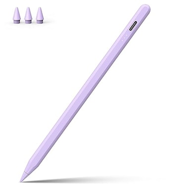 DIGIROOT Stylus Pen for iPad 13 mins Fast Charge for Apple iPad Pencil with Palm Rejection Compatible with 20182024 iPad Air 3456 iPad mini 56 iPad 678910 iPad Pro 1112913 Purple