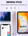 AmberVec Stylus Pens for Touch Screens 2 in 1 High Precision Universal Stylus Pen for iPad Compatible with Apple iPhone iPad Android Samsung Tablets Phones 3 PackBlackGoldWhite