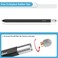 STYLUSHOME StylusHome Stylus for Touch Screens 2 Pcs High Sensitivity 2 in 1 Fiber Tips Pen with 8 Extra Replaceable Tips Stylus for iPad iPhone Tablets Samsung All Universal Touch Screen Black Green