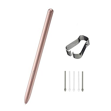 Alovexiong Tab S7 S7 Pen Replacement Pointer Stylus Pen for Samsung Galaxy Tab S7Tab S7 PlusS8S8S8 Ultra S Pen Stylus Without Bluetooth TipsNibsGolden