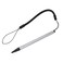 Zopsc Universal High Sensitive Resistive Pen Fine Point Tip Stylus with Spring Cord for Resistive Screen Devices GPS POS PDA ATM Car Navigation Aluminum Black Silver Red 125cm 64g