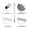 YOUMI 3 pcs 2 in 1 Bling Ballpoint Pens Crystal Diamond Pen Capacitive Touch Screen Stylus with Replacement Refills Black Blue Ink Rubber Tips for iPhone iPad Kindle Touchscreen Devices Silver