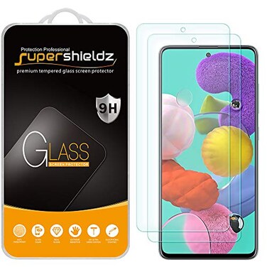 Supershieldz 2 Pack Designed for Samsung Galaxy A53 5G A52 A52 5G A51 A51 5G A51 5G UW Tempered Glass Screen Protector Anti Scratch Bubble Free