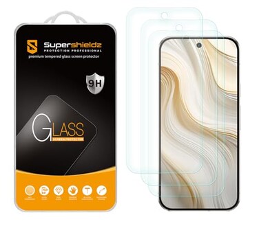 Supershieldz 3 Pack Designed for Google Pixel 9a Tempered Glass Screen Protector Anti Scratch Bubble Free