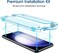 amFilm AutoAlignment OneTouch for Samsung Galaxy S23 61 Screen Protector Camera Lens Protector Tempered Glass 30 Seconds Installation Bubble Free Case Friendly AntiScratch 22 Pack