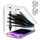 EZ-GLAZ EZGLAZ 4Pack Screen Protector for iPhone 14 Pro 61 inch Black Privacy with Flawless Fit Kit 2Pack Camera Lens Protector 15Second BubbleFree Installation 9H Hardness 12FT Military Grade Shatter