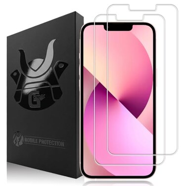 G-Armor GArmor 2 Pack Glass Screen Protector for iPhone 13 13 Pro and 14