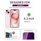 Ifaeveus 2 Pack Privacy Screen Protector for iPhone 15 Tempered Glass 61inch Private Glass AntiSpy Eye Protection AntiScratch Full Coverage No Bubble