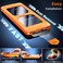 L K LK 3 in 1 for Samsung Galaxy Z Fold 6 Screen Protector 2 Pack HD Tempered Glass Film 1 Dust Free Installation Tool AntiScratch No Dust Z Fold 6 Screen Protector