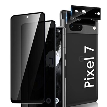 LYWHL 22 Pack for Google Pixel 7 Privacy Screen Protector with Camera Lens Protector Tempered Glass AntiSpy AntiScratch 9H Hardness Film for Pixel 7 63 Dont Support Fingerprint Unlock