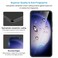 LYWHL for 3 Pack Samsung Galaxy S23 Tempered Glass Screen Protector with 2 Pack Camera Lens Protector Support Fingerprint Unlock Sensitive Touch 9H Shatterproof Bubble Free Case Friendly