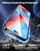 Mkeke for iPhone 15 Pro Max Screen Protector 3 Pack 9H Hardness MilitaryGrade Drop Protection Sensitive Touch Easy Installation HD Clear Full Edge Coverage Tempered Glass