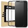 Mothca Matte Glass Full Coverage Screen Protector for iPhone 16 Pro 63inch AntiGlare AntiFingerprint Black Edge Tempered Glass Film with Easy Installation Tool Case Friendly Smooth as Silk
