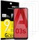NEW'C NEWC 3 Pack Designed for Samsung Galaxy A03 A03s Screen Protector Tempered Glass Case Friendly Scratch ResistantBubbleFree Ultra Resistant