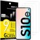 NEW'C NEWC 3 Pack Designed for Samsung Galaxy S10e Screen Protector Tempered Glass Case Friendly Scratch ResistantBubbleFree Ultra Resistant