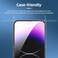 NEW'C NEWC 3x for iPhone 14 Pro Max Screen Protector 67 inches 3x Camera Lens Protector Sensor Protection Dust Plug Case Friendly Tempered Glass Film Ultra Resistant