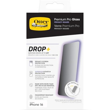 OtterBox iPhone 16 Premium Pro Glass Privacy Guard