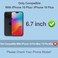 PDDKISS Compatible for iPhone 15 PlusiPhone 16 Plus Privacy Screen Protector Tempered Glass 67 Inch Purple Gradient Anti Spy Anti Blue Light HD Easy Installation