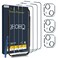 QHOHQ 3 Pack Screen Protector for iPhone 14 Plus 67 Inch with 3 Pack Tempered Glass Camera Lens Protector Ultra HD 9H Hardness Case Friendly Easy to Install Frame