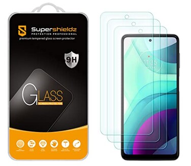Supershieldz 3 Pack Designed for Motorola Moto G Power 2022 Tempered Glass Screen Protector Anti Scratch Bubble Free