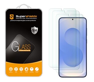 Supershieldz 3 Pack Designed for Samsung Galaxy S25 Tempered Glass Screen Protector Anti Scratch Bubble Free