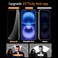 Wiaocit 3 Pack Tempered Glass Privacy Screen Protector for iPhone 16 Plus with 3 Pack Camera Lens Protector 9H Hardness Bubble Free Case Friendly