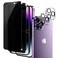 YMHML 2 Pack Compatible for iphone 14 Pro Max Privacy Screen Protector 2 Pack iphone 14 Pro Max Camera Lens Protector Anti Spy Tempered Glass Privacy Screen Compatible for iphone 14 Pro Max 67 Inch Ea