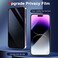 YMHML 2 Pack Compatible for iphone 14 Pro Max Privacy Screen Protector 2 Pack iphone 14 Pro Max Camera Lens Protector Anti Spy Tempered Glass Privacy Screen Compatible for iphone 14 Pro Max 67 Inch Ea