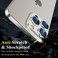 YWXTW Designed for iPhone 16 ProiPhone 16 Pro Max Camera Lens Protector 11 Perfect Fit Full Coverage Matte Metal Tempered Glass Camera Screen Cover Accessories Case Friendly Natural Titanium
