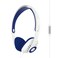 Koss KPH30iW Retro Style OnEar Headphones inLine Microphone and Touch Remote Control DProfile Design Wired with 35mm Plug White and Blue