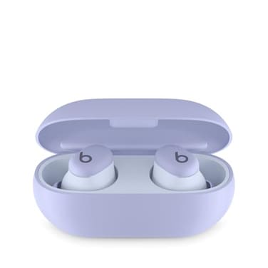 Beats Solo Buds Wireless Bluetooth Earbuds 18 Hours of Battery Life Apple Android Compatibility Builtin Microphone Arctic Purple Renewed