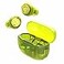 JLab Go Pop ANC True Wireless Earbuds Active Noise Cancelling Bluetooth Earbuds Transparent Neon Green