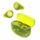JLab Go Pop ANC True Wireless Earbuds Active Noise Cancelling Bluetooth Earbuds Transparent Neon Green
